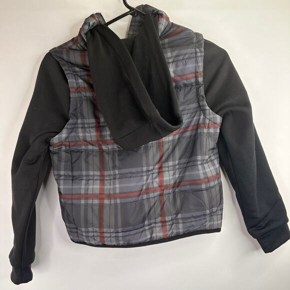 Swiss Alps Boys Plaid Hooded Jacket Size Small 8 New with tags - Picture 4 of 5